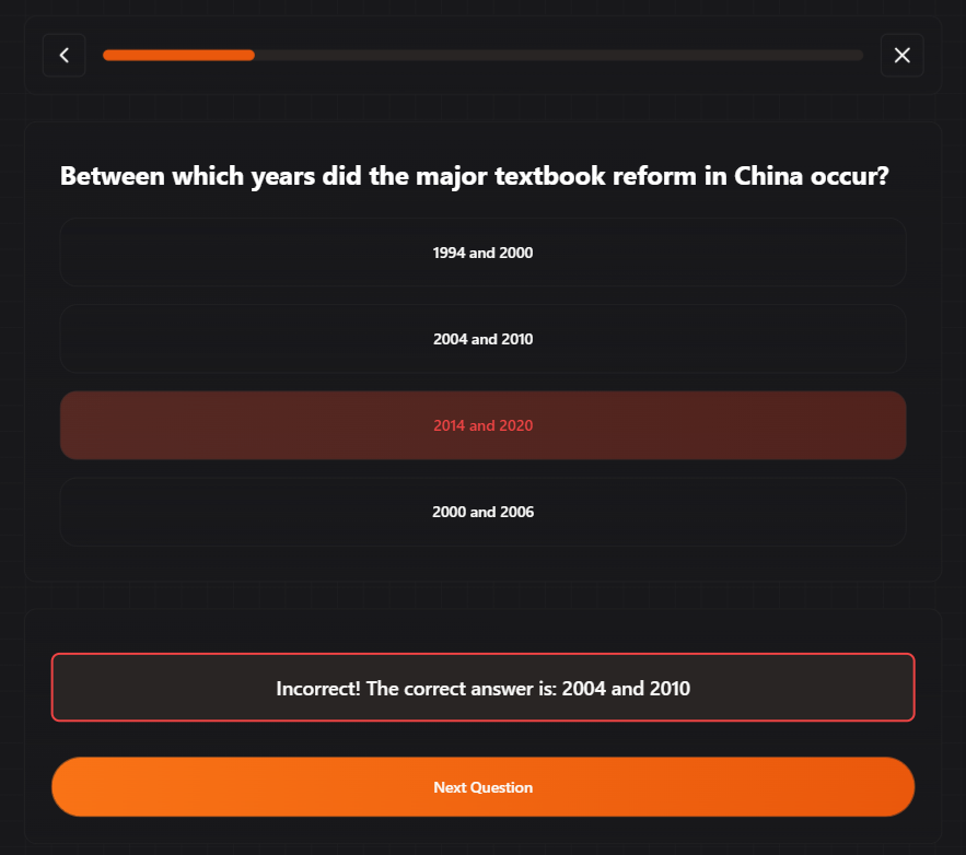 Quiz Generation Example